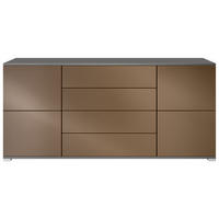SIDEBOARD Rova Bronze Optik - Bronzefarben, Holzwerkstoff (166.5/75.5/35cm) - Vladon