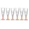 WEINGLAS 170 ml 6er-Set - Orange, Glas (170L) - Vivalto