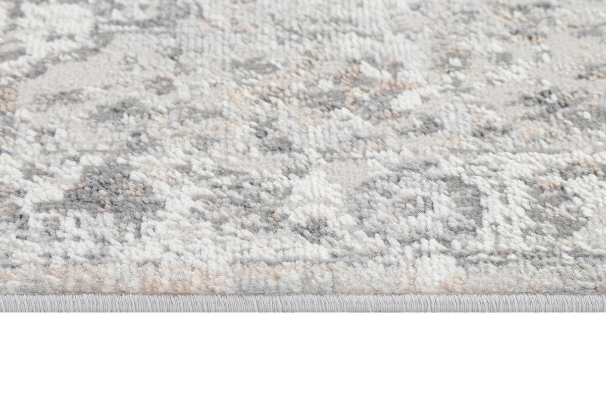 TEPPICHLÄUFER VALLEY hellgrau vintage 70/400 cm - Hellgrau, Textil (70/400cm) - Tapiso