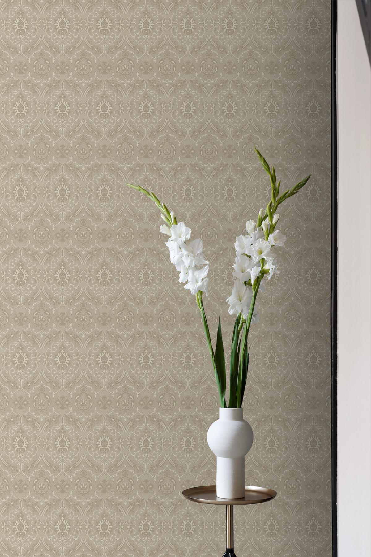 TAPETE Ornamente 50 x 900 cm - Beige, Papier (50/900cm) - ESTAhome