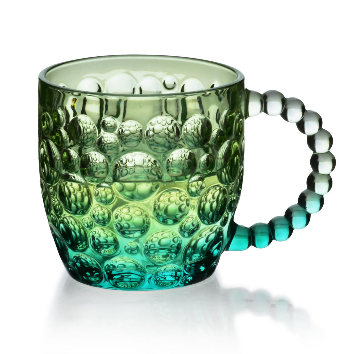 BECHER Vini Grün 9/13/8.5 cm Glas - Grün, Glas (0.35L) - Mondex