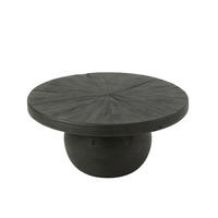 TISCH SHANIL - Holz - Schwarz - Schwarz, Holz (80/80/39.5cm) - J-Line