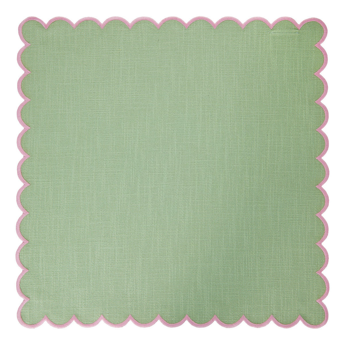 SERVIETTE (6er Set) Summer Cheer - Pink/Grün, Textil (42/42cm) - Butlers