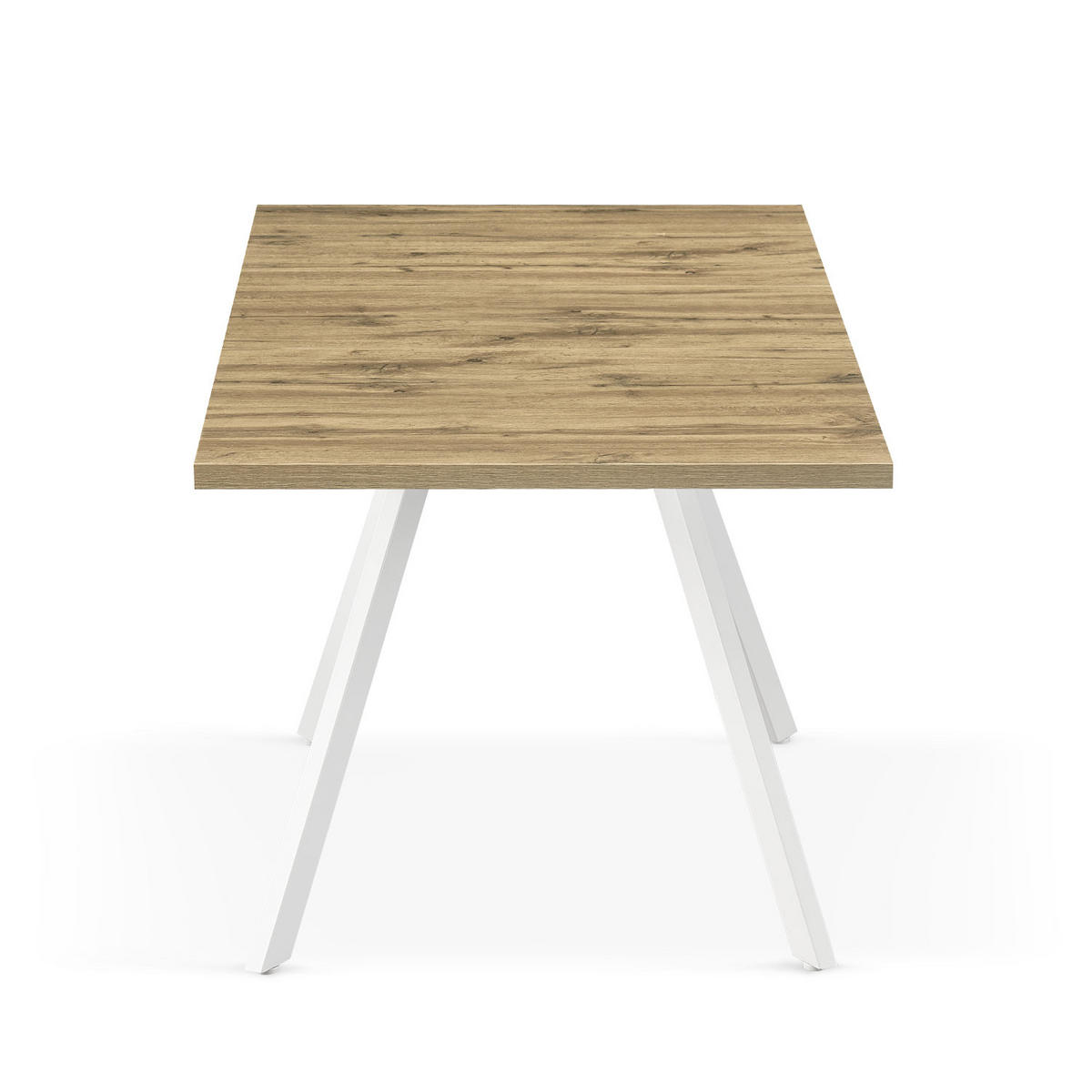 ESSTISCH SVEN 120-160/80/76 cm Eiche - Eichefarben, Holz (80/120/76cm) - B&D Home