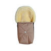 LAMMFELL-BABYSCHALENFUSSSACK Emmy, sand - Beige, Fell (37/10/80cm) - Kaiserbaby