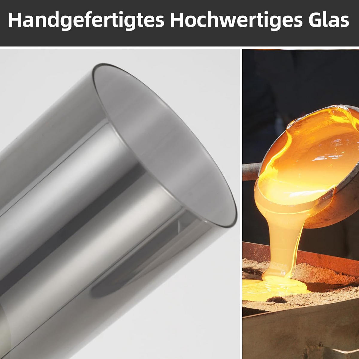 HÄNGELEUCHTE Wrythu 12.0/151.5/12.0 cm - Schwarz, Glas (12/12/151.5cm) - ZMH