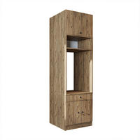 WASCHMASCHINENSCHRANK Serie 1 65cm Breit, 230cm Hoch - Eichefarben, Holzwerkstoff (65/230/67cm)