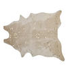 KUNSTFELL-TEPPICH Bogong 200/150 cm - Beige/Goldfarben, Kunststoff (150/200cm) - Beliani