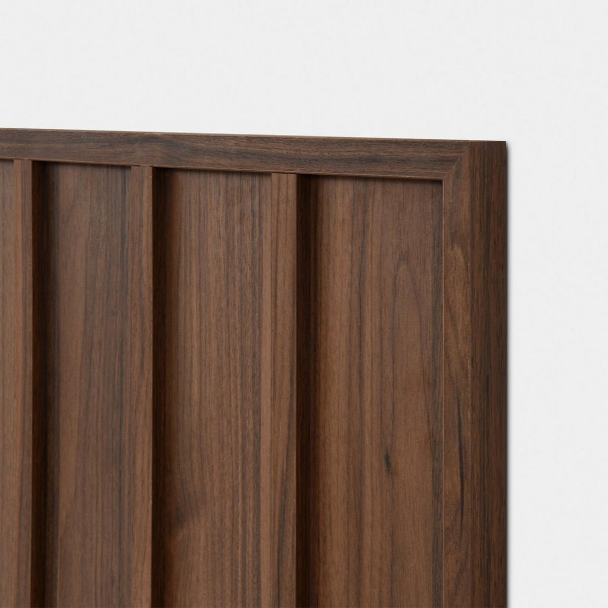 KOPFTEIL DOPPELTES Kairo Walnuss 170 cm x 75 cm - Walnussfarben, Holzwerkstoff (170/3cm) - Klast Home