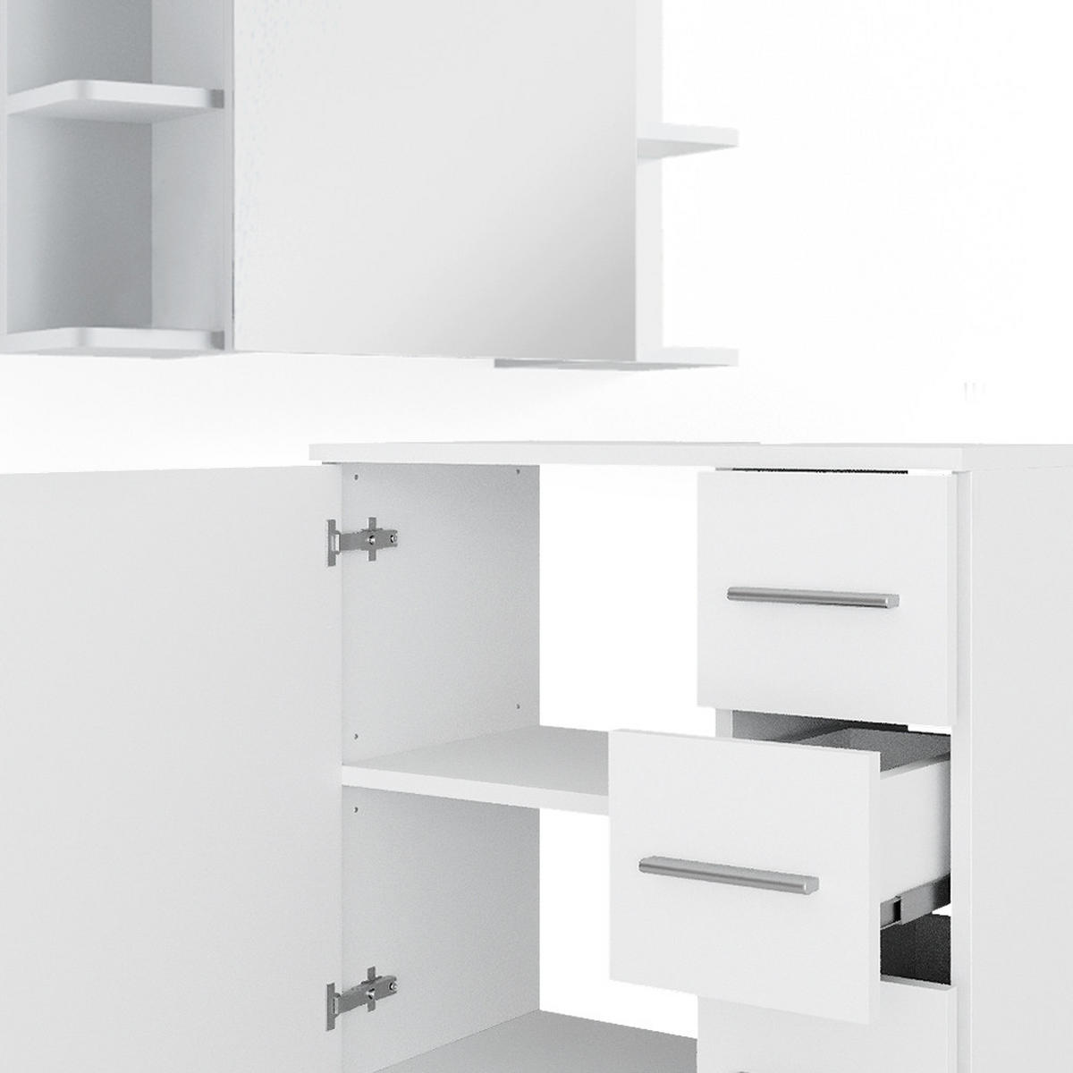 KOUPELNOVÝ NÁBYTEK Ilias Bílá - bílá, kompozitní dřevo (60.2/60.8/33cm) - Vicco