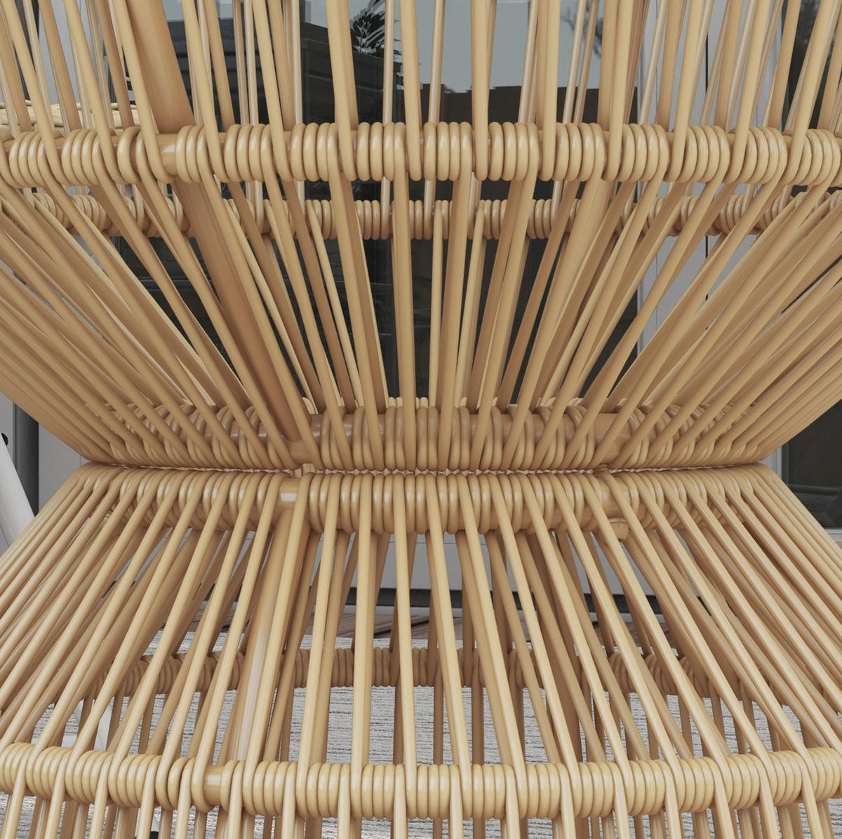 LOUNGETISCH 60/60/50 cm Naturholz aus Glas im Boho-Stil - Naturfarben, Glas (60/60/50cm) - OKMYHOME