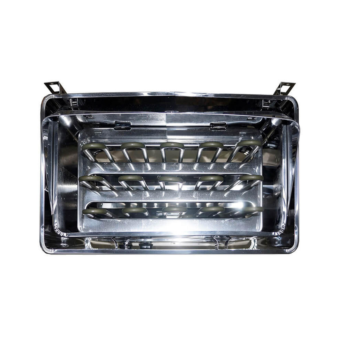 SAUNAOFEN KIVA - 8 kW - Silberfarben, Metall (56/41/28cm) - Home Deluxe
