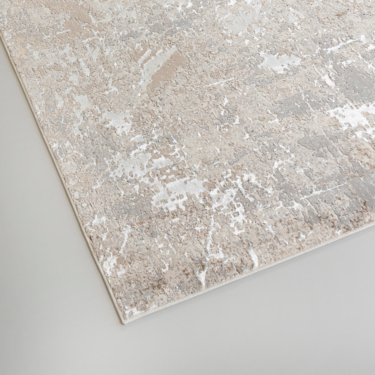 MAZOVIA TEPPICH UD30A - Creme, Blau - 140 x 200 cm - Blau/Creme, Textil (140/200cm) - Mazovia