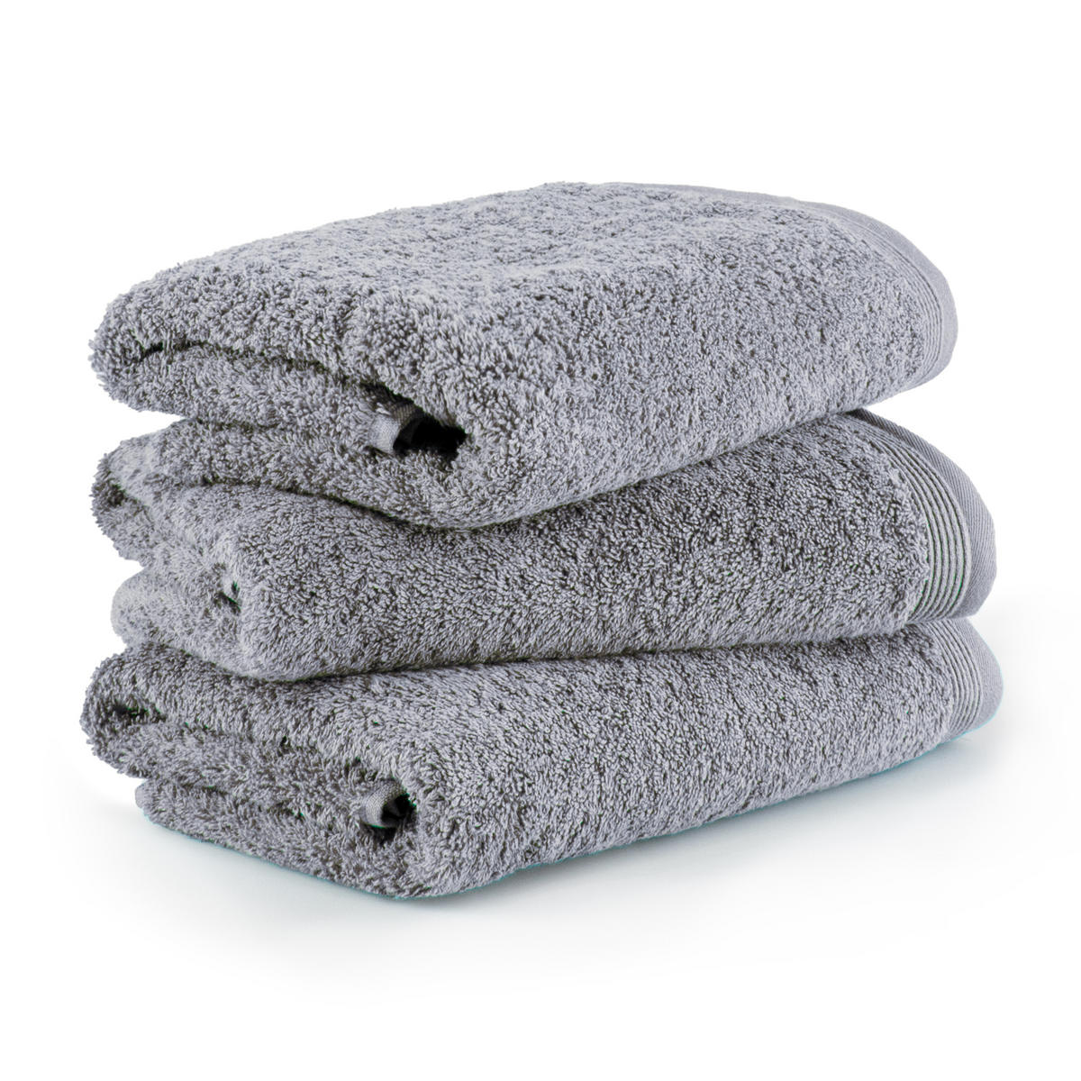 HANDTUCHSET SUPERWUSCHEL 3-TLG - Grau, Textil (50/100cm) - MÖVE