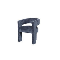 ESSZIMMERSTUHL LEITH Blau 62x58x75 cm - Blau, Textil (62/75/58cm) - FURNLUX