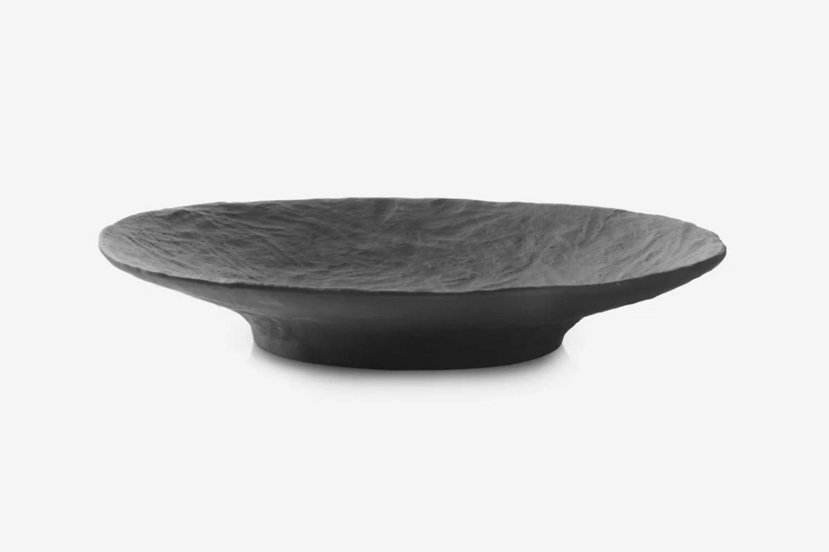 COUPTELLER YLI 22 CM Matt schiefer style - Schieferfarben, Keramik (22cm) - Revol Porcelaine France