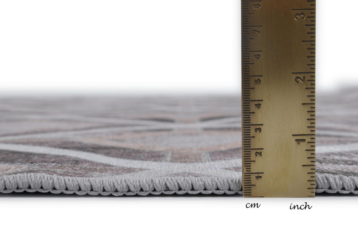 KURZFLORTEPPICH Serena 50x80 cm - Braun, Textil (50/80cm) - Gino Falcone