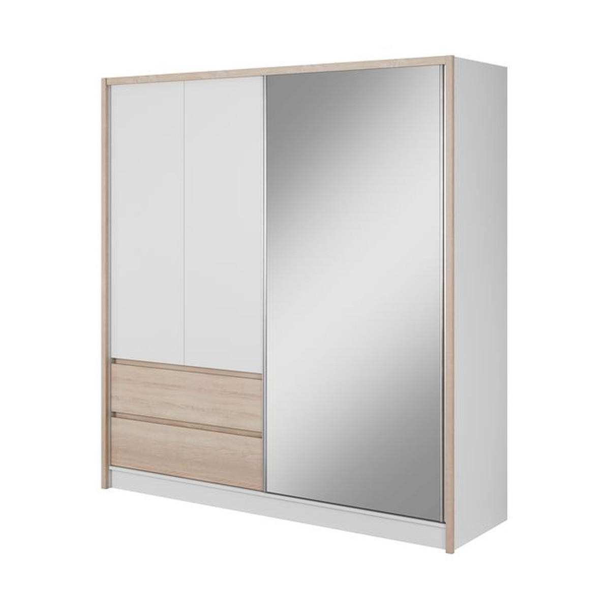 KLEIDERSCHRANK – 204 cm – Sara – Eiche - Sonoma Eiche, Holzwerkstoff (204/214/62cm) - hi-markt