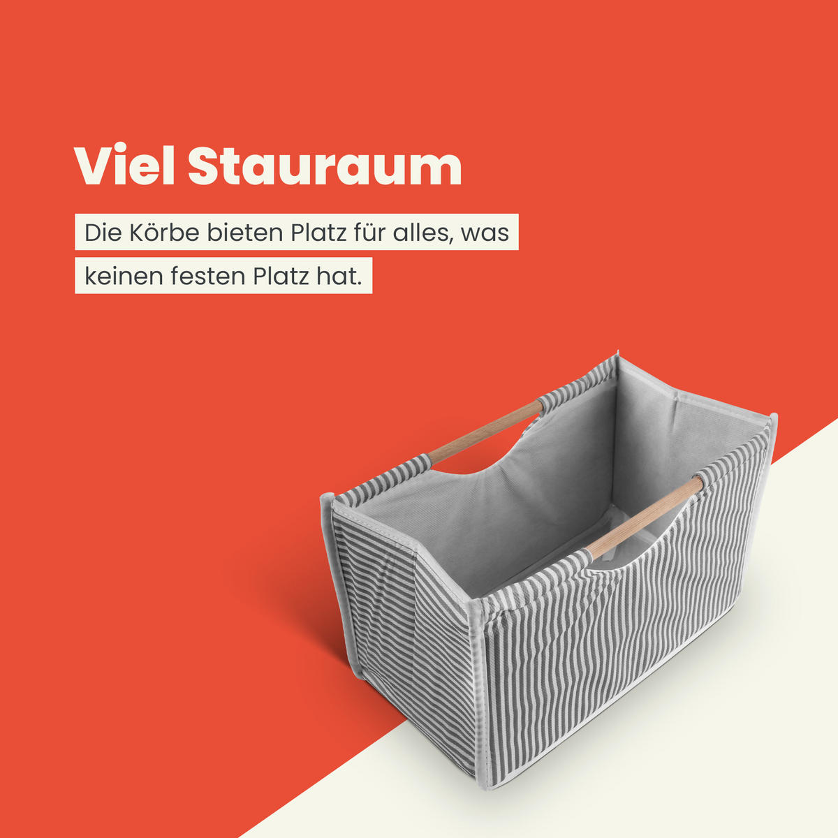 AUFBEWAHRUNGSBOX faltbar 32cm x 17cm x 18cm, Schubladen Organizer - Grau, Textil (17/18/32cm) - Bestlivings