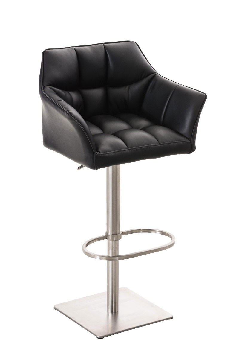 furnicato Barhocker Schwarz 64x88x45 cm
