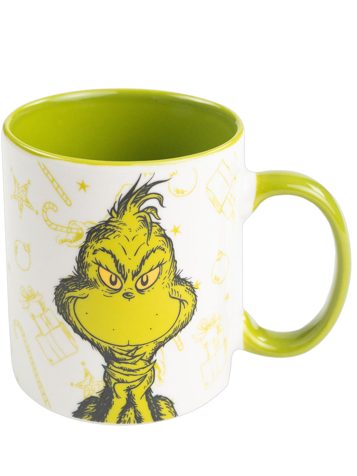 KAFFEEBECHER The Grinch All I want for Christmas is RUHE! Grün 320 ml - Grün, Keramik (0.32L) - United Labels