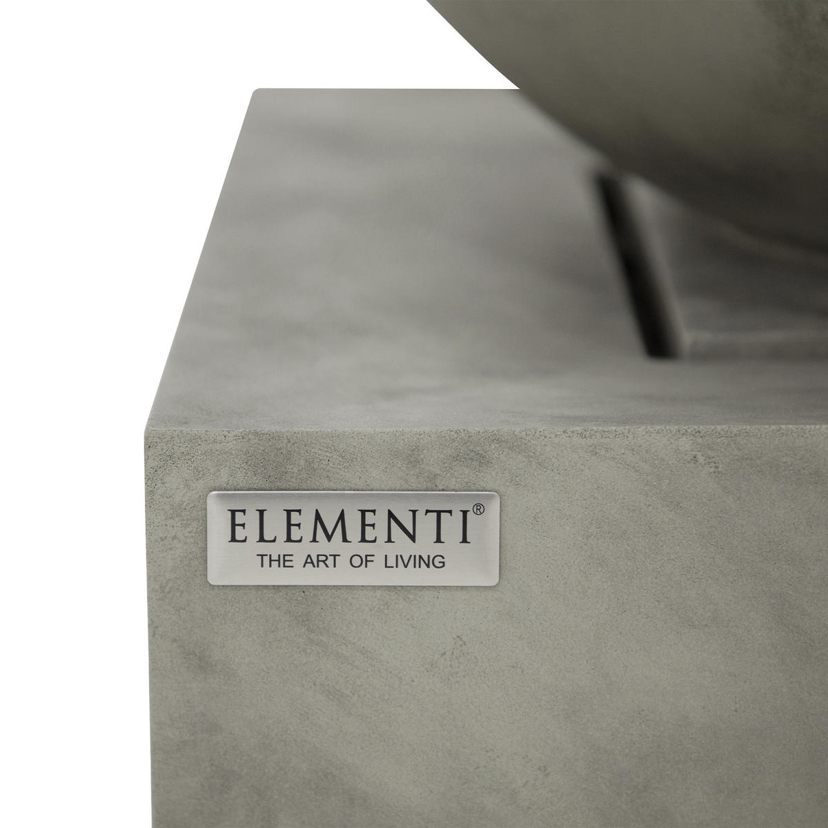 GARTENBRUNNEN Amrita 60 x 60 x 81.5 cm - Grau, Naturmaterialien (60/60/81.5cm) - Elementi