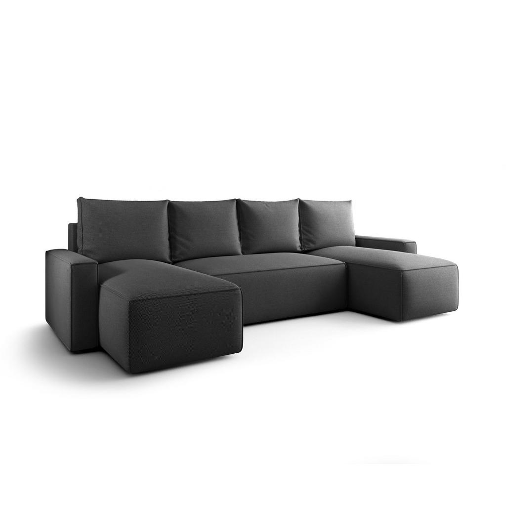 Thumbnail - Bedante Wohnlandschaft, Dunkelgrau, Textil, 300x75x140 cm, Wohnzimmer, Sofas & Couches, Wohnlandschaften, Wohnlandschaft...