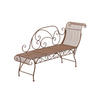 GARTENBANK Karina antik braun - Braun, Metall (156/46/78cm) - TPFGarden