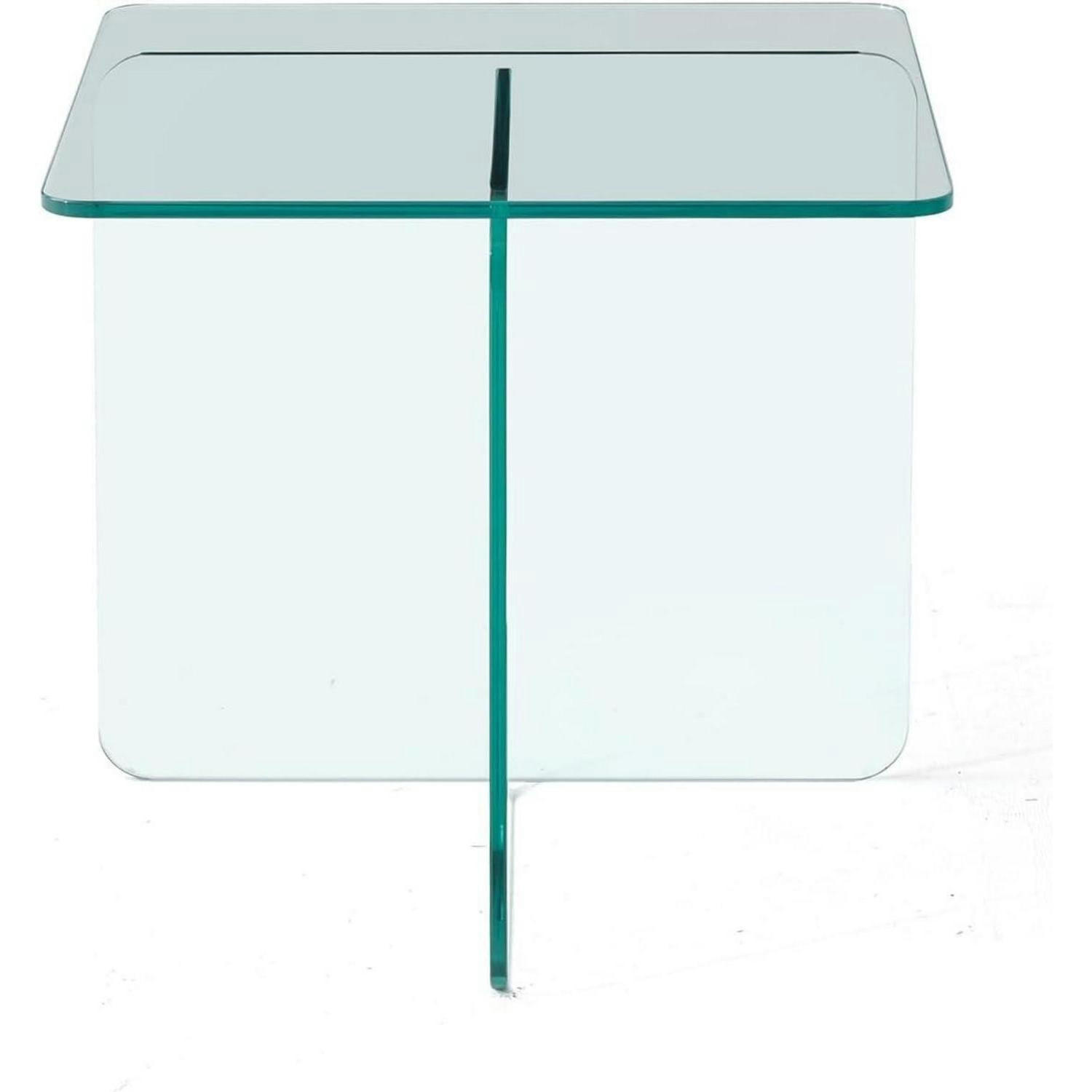 XXXLutz Beistelltisch Transparent 45x41x45 cm