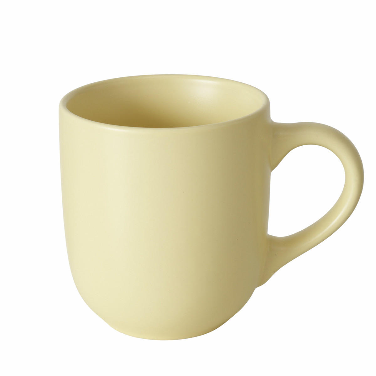 BECHER Pastell Gelb 300 ml 8,5/8,5/9,5 cm - Gelb, Keramik (0.3L) - Boltze Home