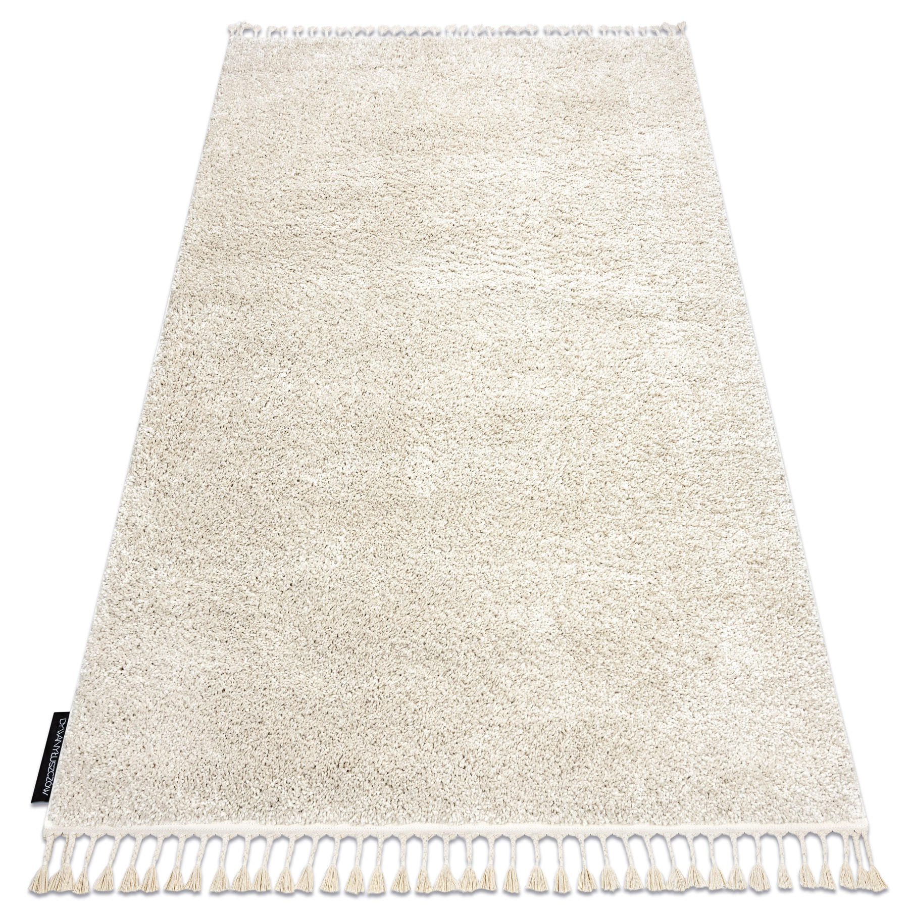 rugsX KOBEREC BERBER 9000, krémová - strapce, Maroko Shaggy 80/150 cm