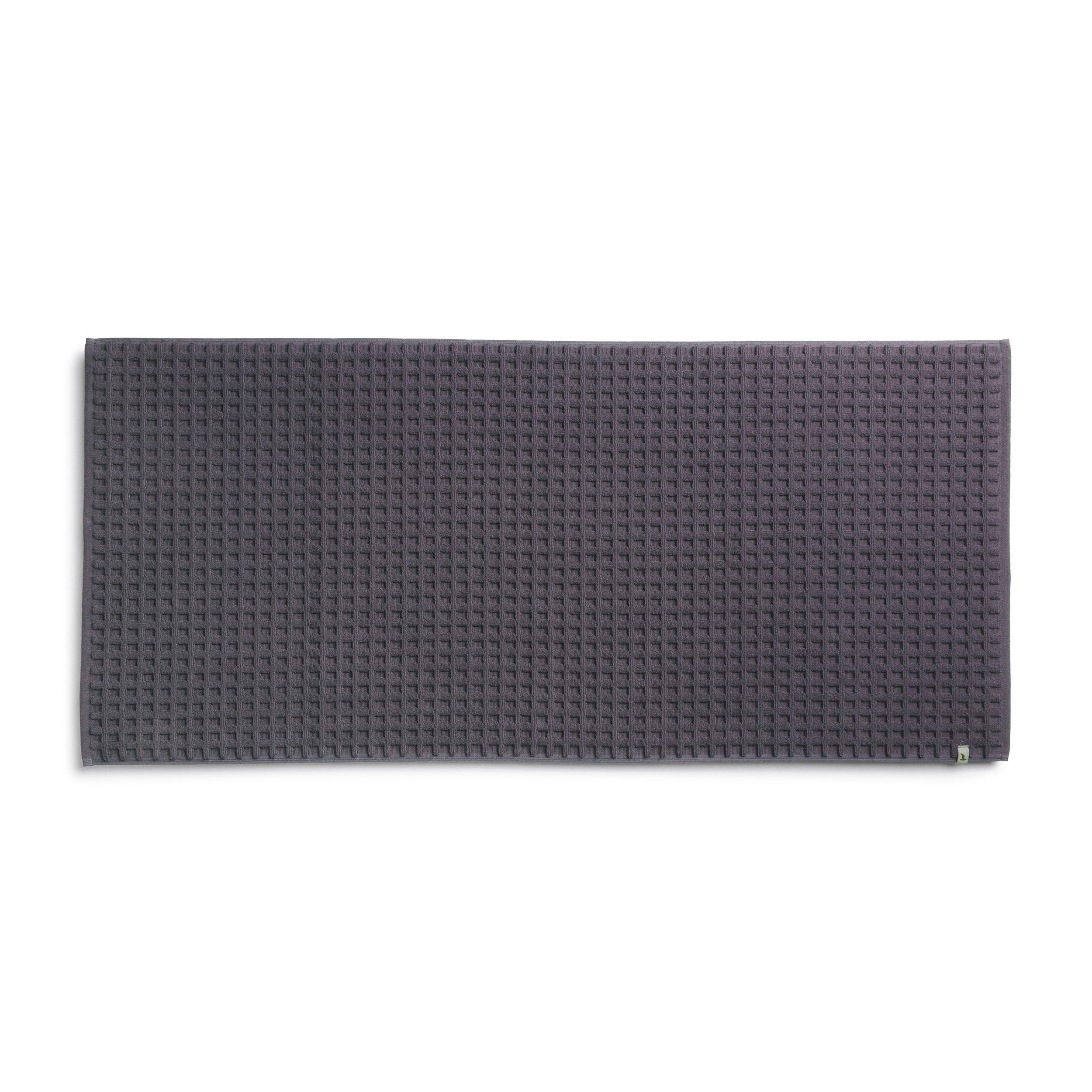 BADTEPPICH PIQUÉE 60X130 CM - Graphitfarben, Textil (60/130cm) - MÖVE