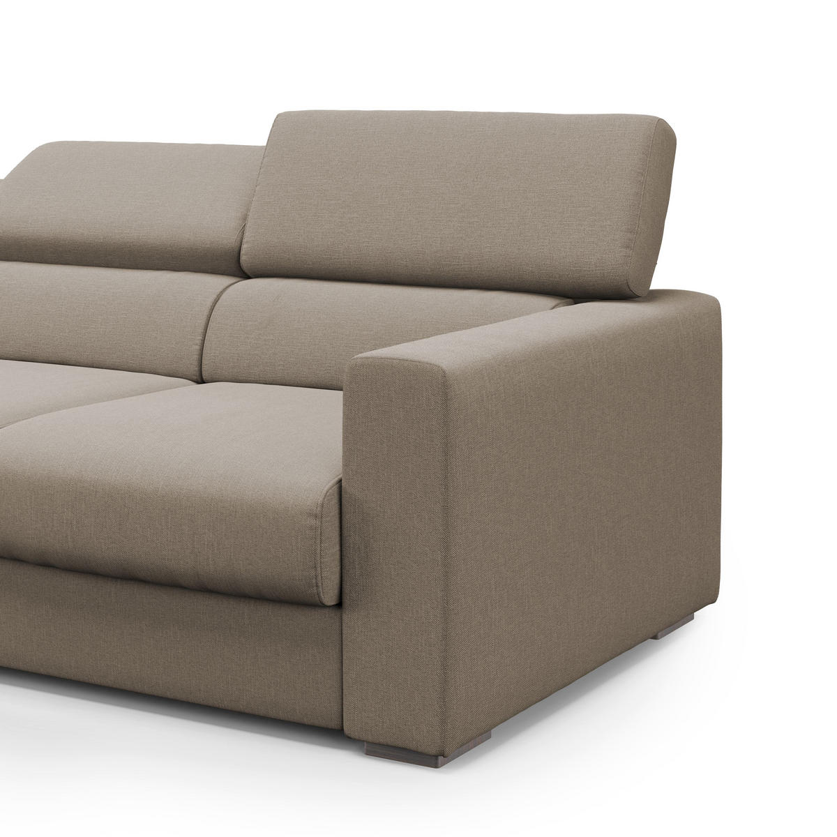LINEARSOFA Dylan - Beige, Textil (240/74/100cm) - Divani.store