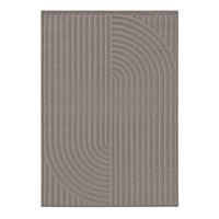 TEPPICH Leo Hellgrau 240x340 cm - Hellgrau, Kunststoff (240/340cm) - benuta