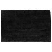 BADEMATTE Colorama, 100% Polyester, Schwarz, 50 x 80 cm - Schwarz, Kunststoff (50/80cm) - 5five Simply Smart