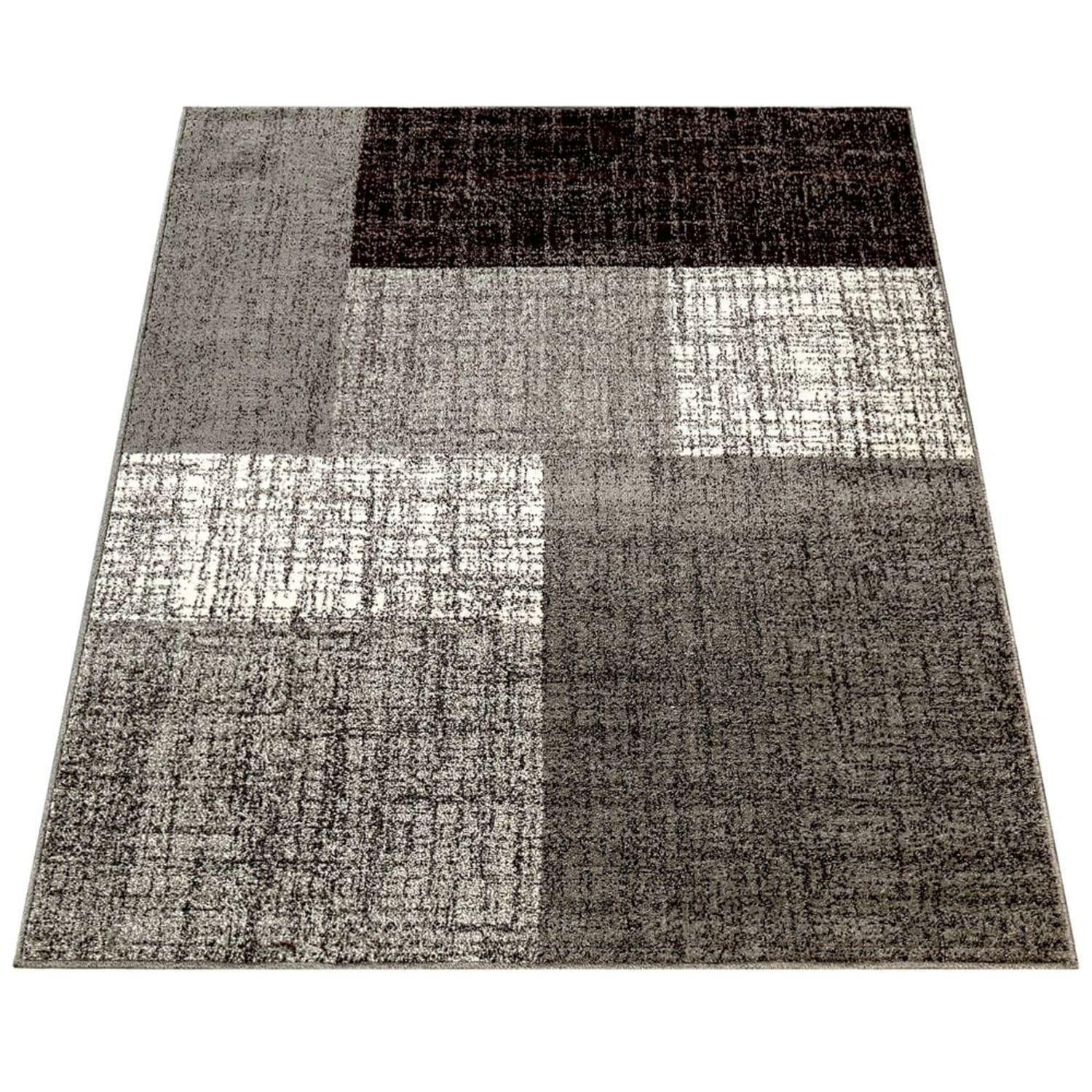 KURZFLOR-TEPPICH MONDIAL 105 GRAU 140X200 - Grau, Kunststoff (140/200cm) - Paco Home