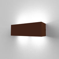 WANDLEUCHTE - Dunkelbraun, Metall (30/10/10cm) - Lumicom