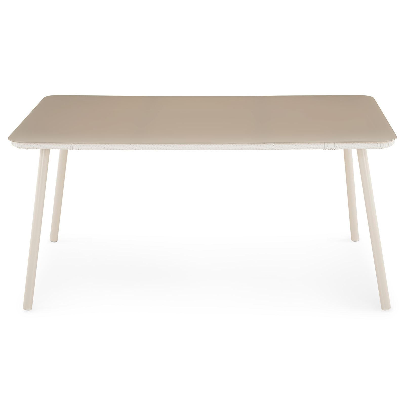 GARTENMÖBEL SET VOLONTE - Beige, Glas/Metall - IDIMEX