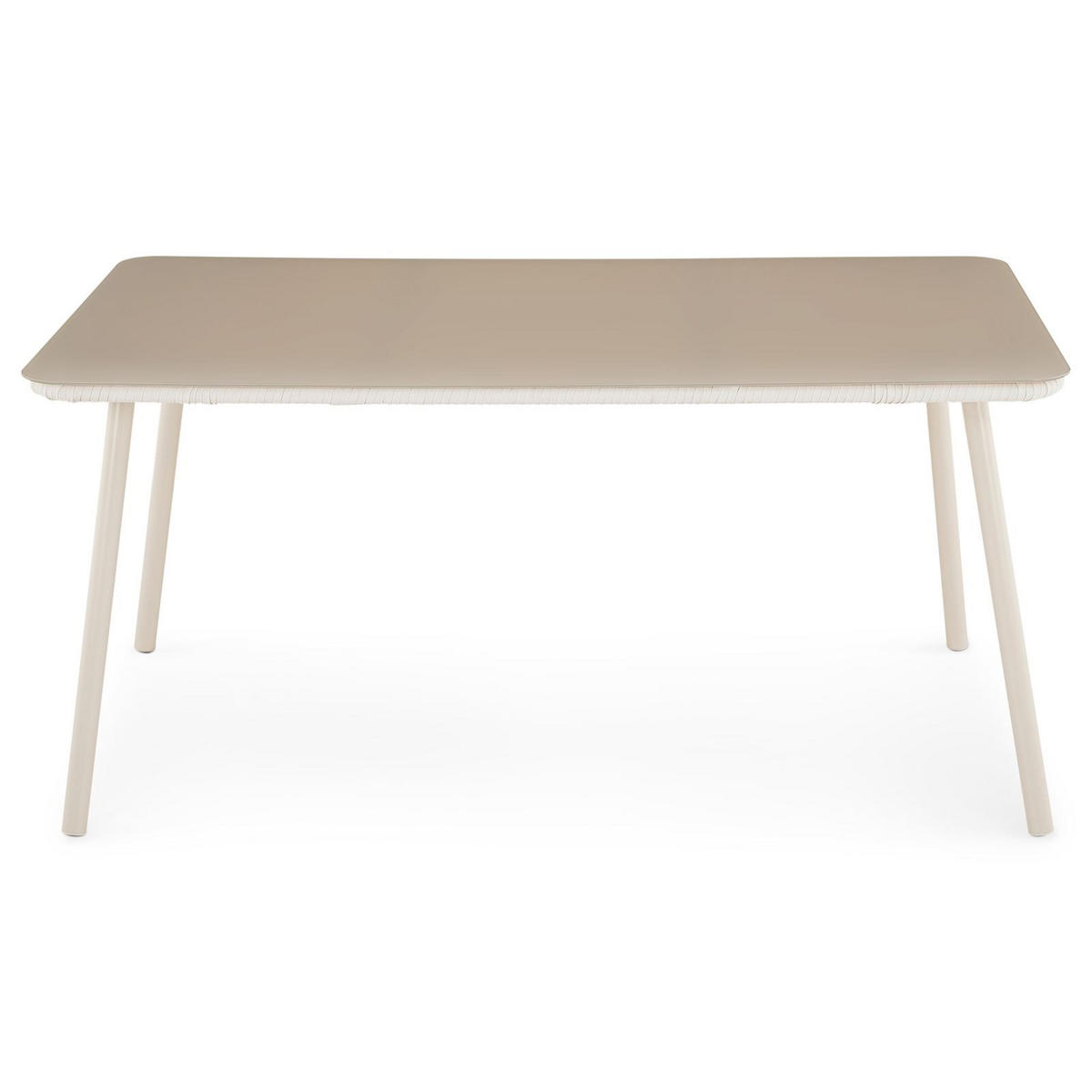 GARTENMÖBEL SET VOLONTE - Beige, Glas/Metall - IDIMEX