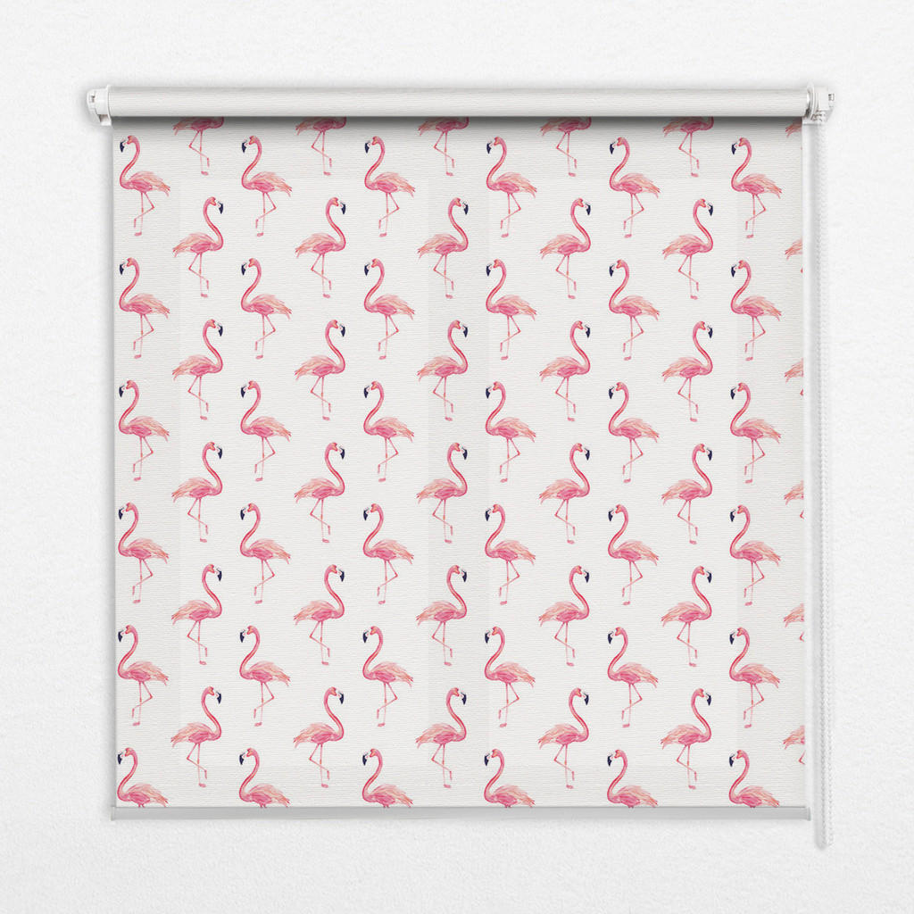 TULUP VNITŘNÍ roleta - okenní roleta - roleta - 90x140 cm - Plameňáci