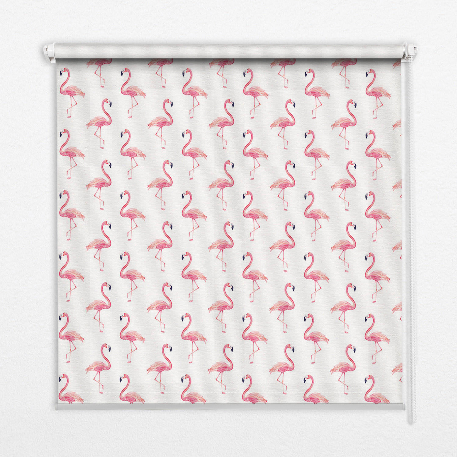 INNENROLLO - Fensterrollo - Rollo - 90x180 cm - Flamingos - Pink, Kunststoff (90/180/0.5cm) - TULUP