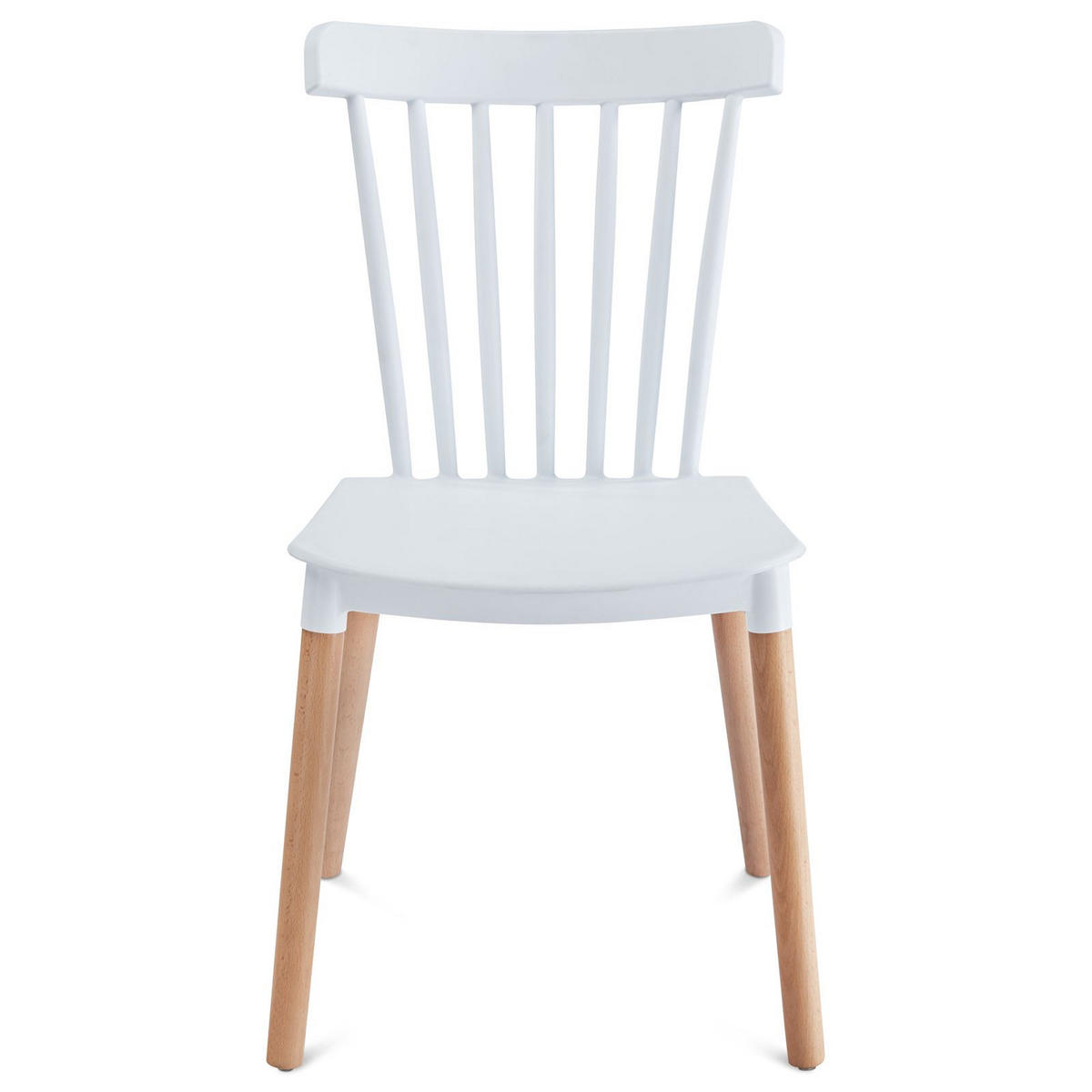 ESSZIMMERSTUHL RAVI 4er-Set weiß - Weiß, Kunststoff (43/79/54cm) - IDIMEX