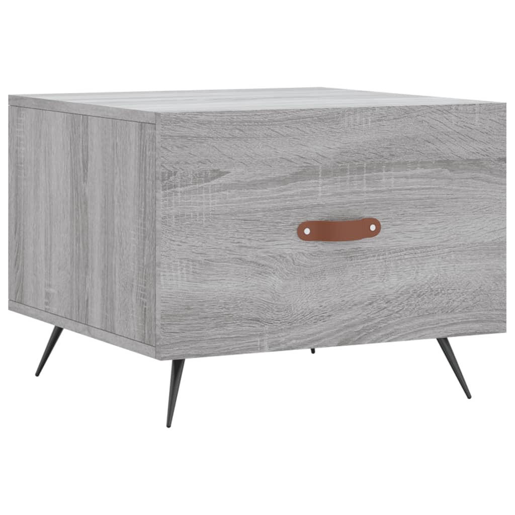 COUCHTISCH Grau Sonoma 50x50x40 cm Holzwerkstoff - Grau, Holzwerkstoff (50/50/40cm) - furnicato