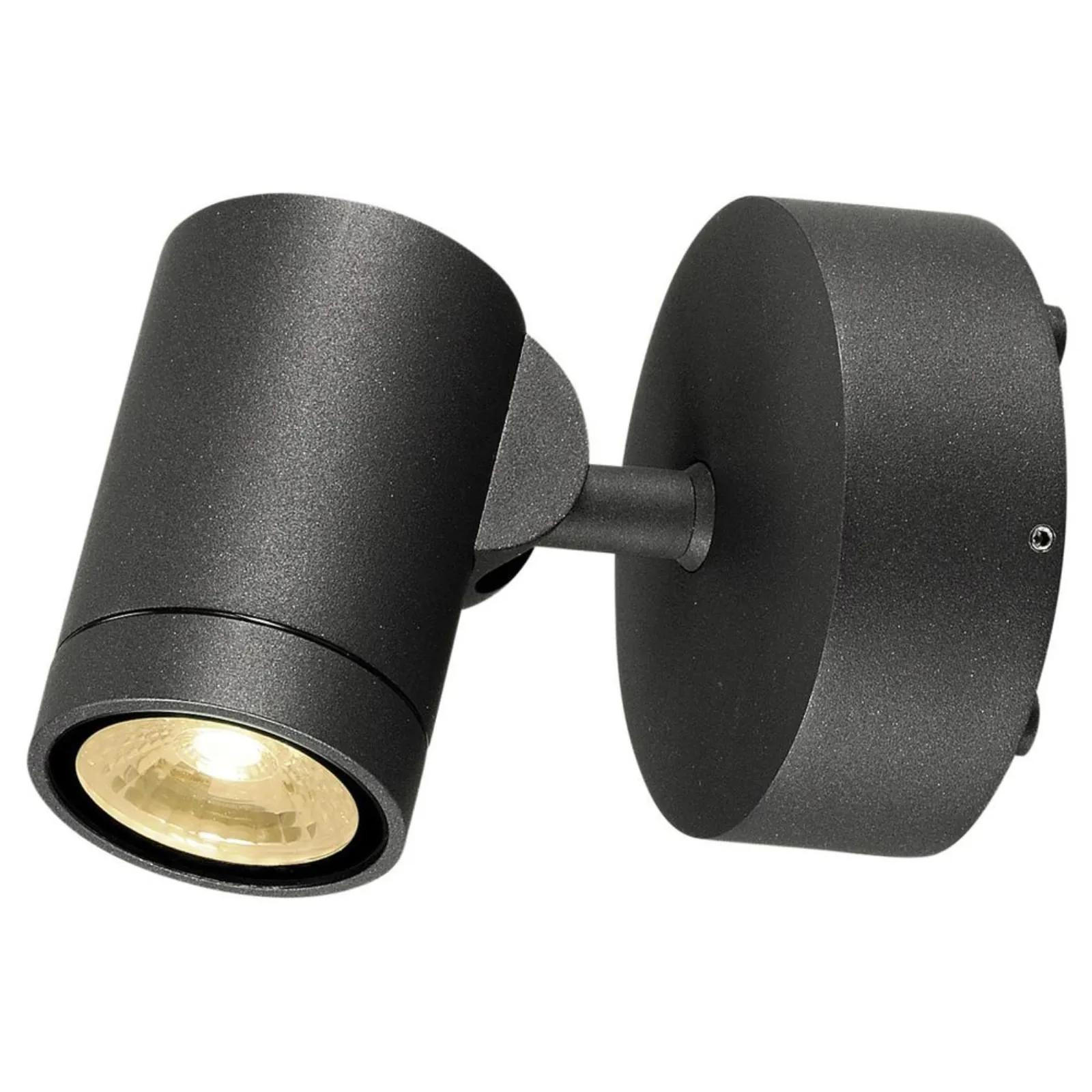 WAND- & DECKENLEUCHTE Helia Anthrazit - Anthrazit, Metall (12.5/9.5/10.5cm) - SLV