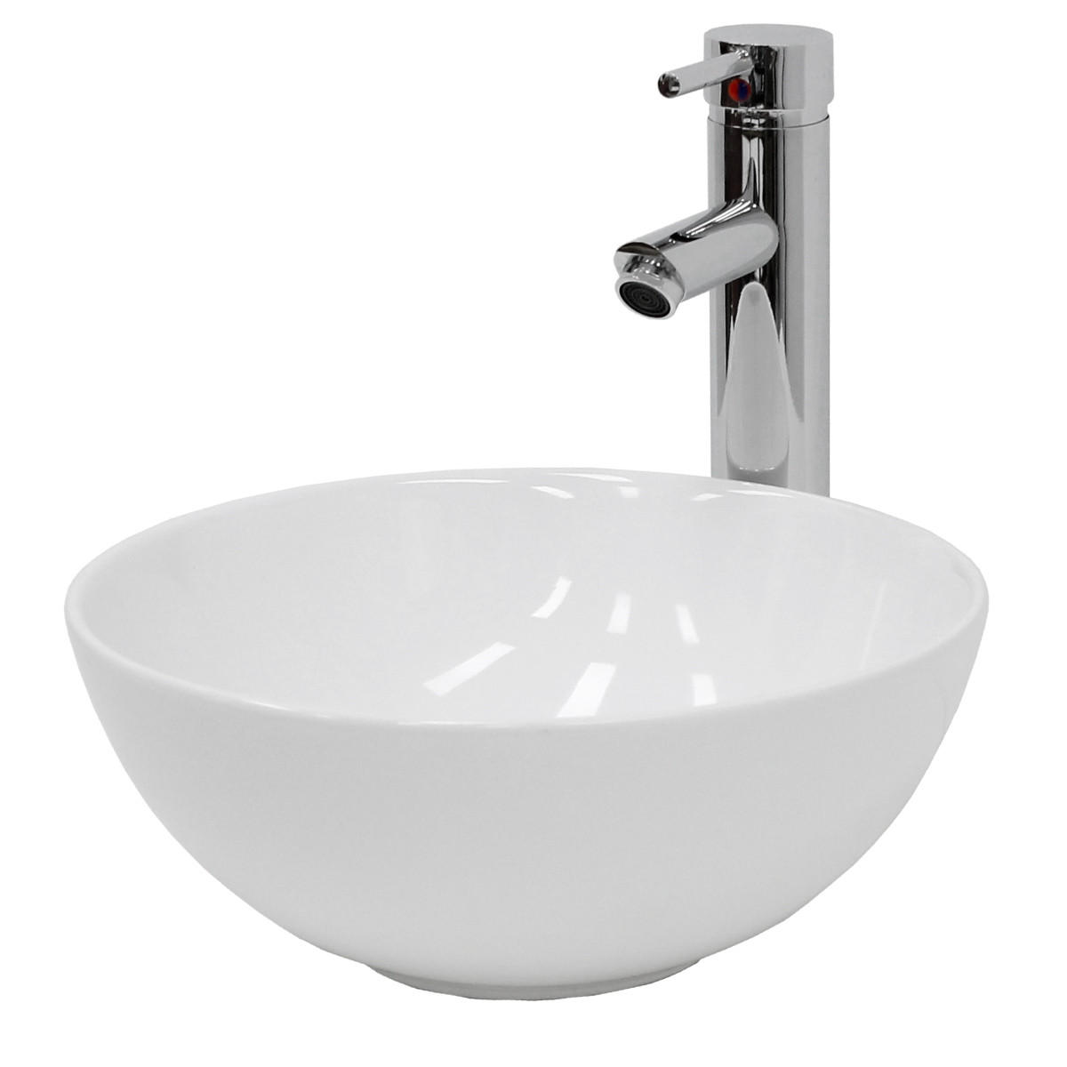 WASCHBECKEN - Weiß, Keramik (32/13.5/32cm) - ECD-Germany