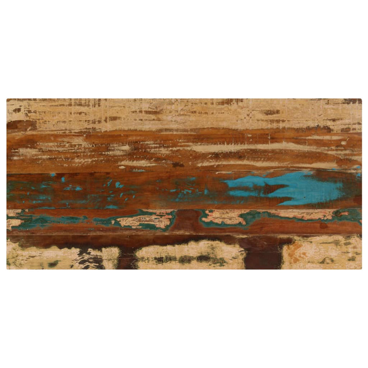 COUCHTISCH 100x50x35 cm Altholz und Stahl - Braun, Holzwerkstoff (100/50/35cm) - furnicato