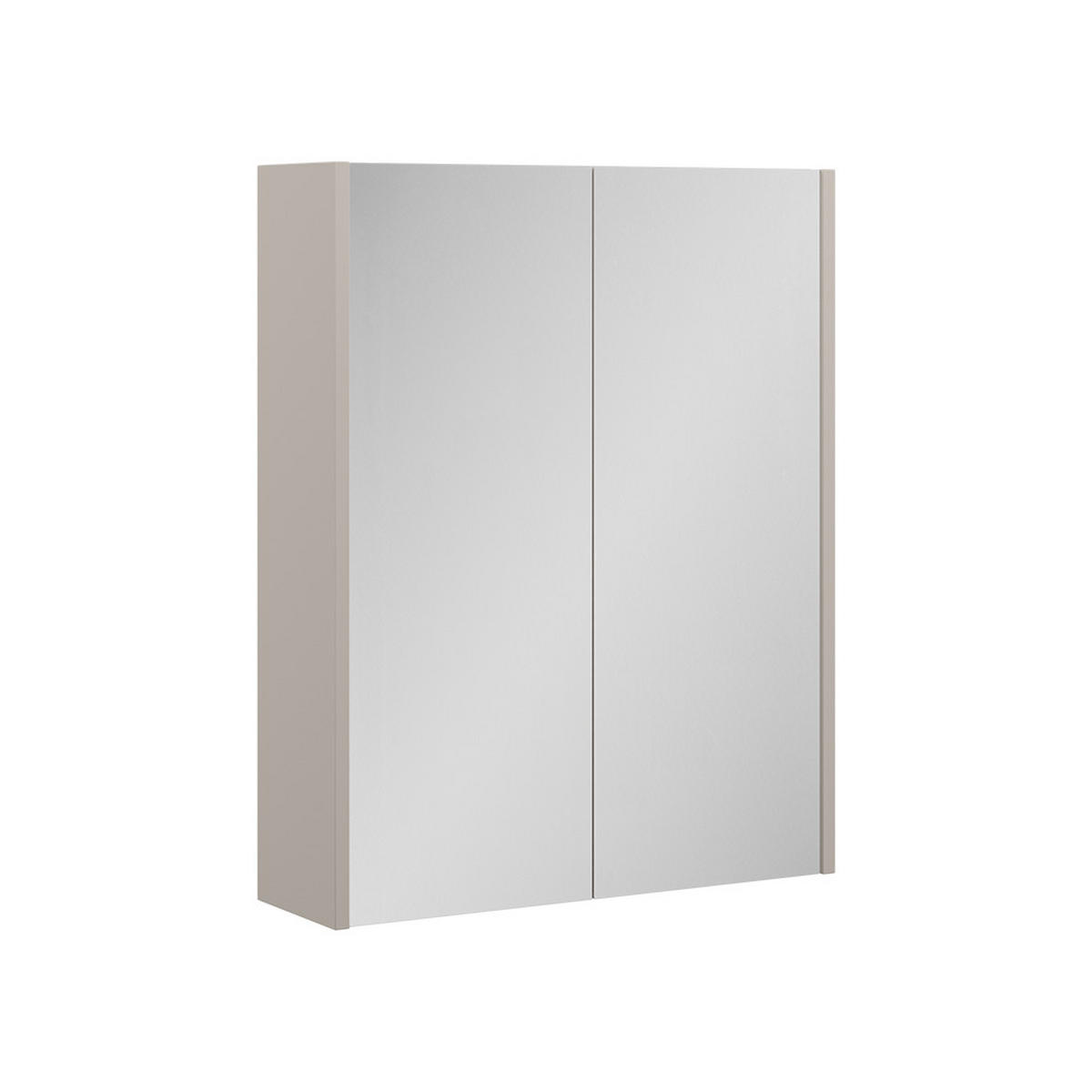 SPIEGELSCHRANK Ruford Cashmere 60 x 75.8 cm mit 3 geschlossenen Fächern - Kaschmir, Holzwerkstoff (60/75.8/18cm) - Vicco