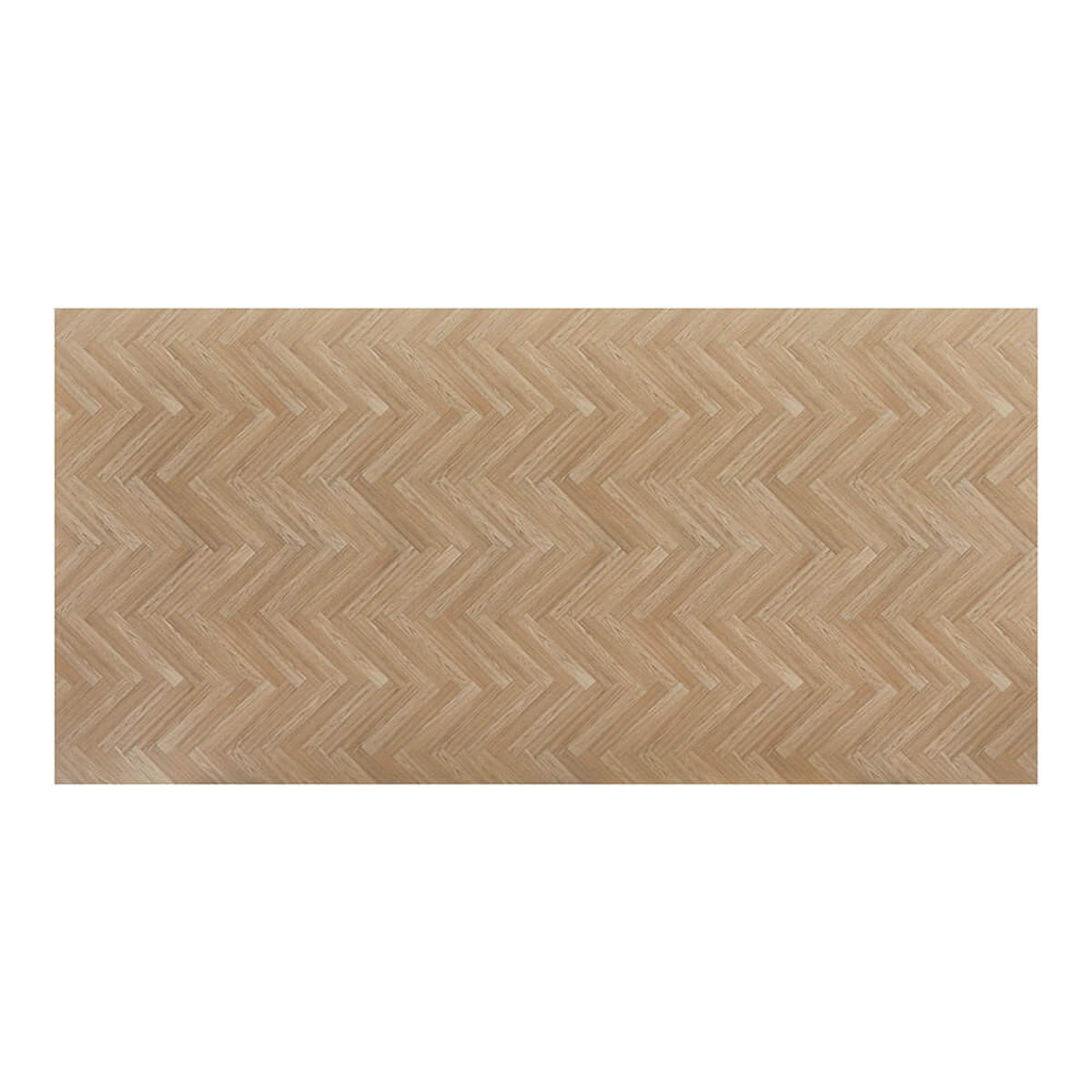 ESSTISCH Eckig AVENCIA inkl. U-Fuß - 240 x 120 cm Fishbone Oak - Braun, Holz (240/120/4cm) - Home Deluxe