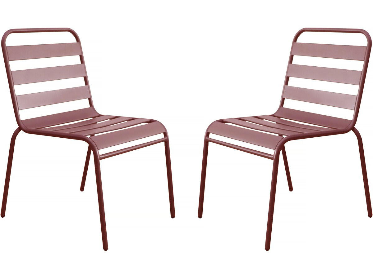 GARTENSESSEL bilbao Terrakotta - Rot, Metall (55/84/59cm) - Habitat Garten