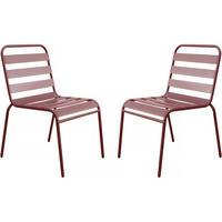 GARTENSESSEL bilbao Terrakotta - Rot, Metall (55/84/59cm) - Habitat Garten